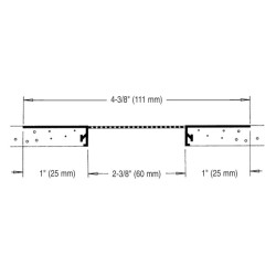 Clog-free Continuous Soffit Vent for Stucco Soffit - Plastic Components